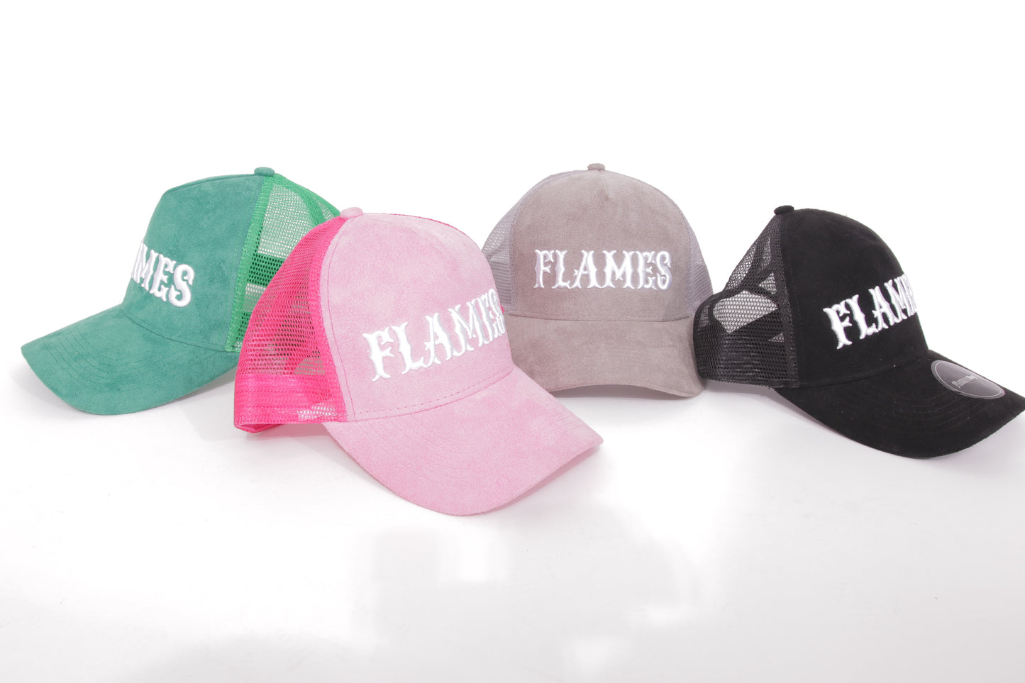 Suede Flames Hat